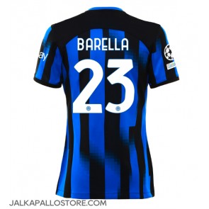 Inter Milan Nicolo Barella #23 Kotipaita Naisten 2023-24 Lyhythihainen